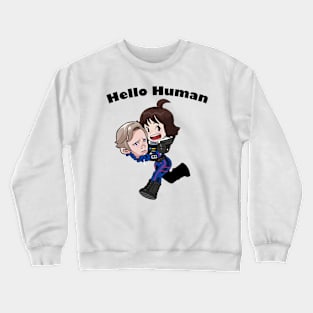 Hello Human02. Crewneck Sweatshirt